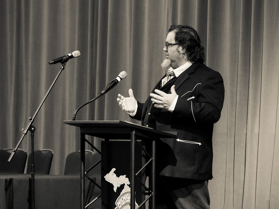 Fred Presenting at Michigan Brewers Guild Conference